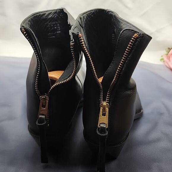 ALLSAINT LENORA ANKLE LEATHER BOOTS COLOR BLACK LADIES 40 NWOB - Picture 14 of 16